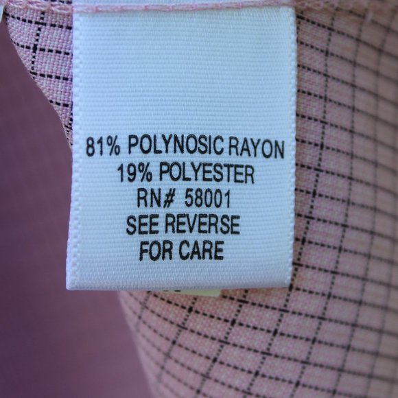 Croft & Barrow Pink Black Button Down Top Sz S - Picture 4 of 7